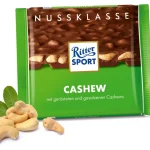 Шоколад молочний із горіхом Кеш'ю Ritter Sport CASHEW Німеччина 100 г