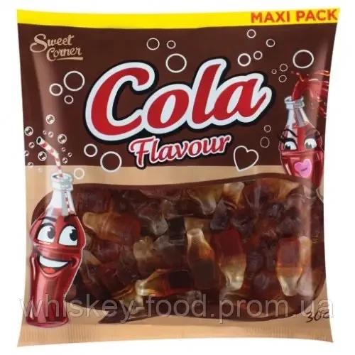 Желейні цукерки зі смаком коли Sweet Corner Smak Cola 300г Польща