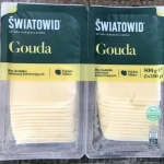 Сир у пластинках Gouda Swiatowid без консервантів 500 г (2 х 250 г) Польща