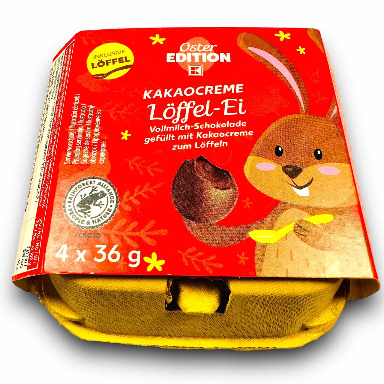 Шоколадні яйця Oster Edition Jajka czekoladowe z kremem kakaowym 144 г Німеччина