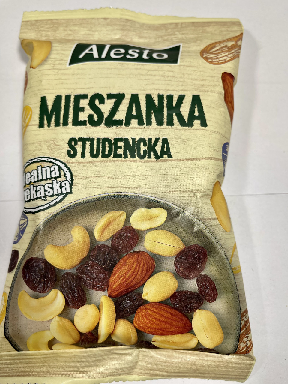 Суміш горіхів та сухофруктів Alesto Mieszanka Studencka 200г Польща