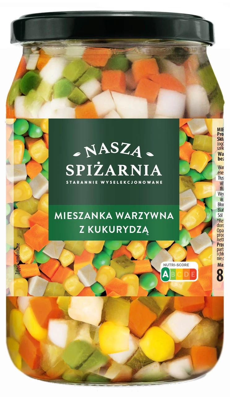 Овочевий мікс із кукурудзою Nasza Spizarnia 860г Польща