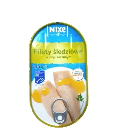 Філе макрелі (скумбрії) в олії NIXE Filety z makreli w oleju roslinnym 170 г Польща