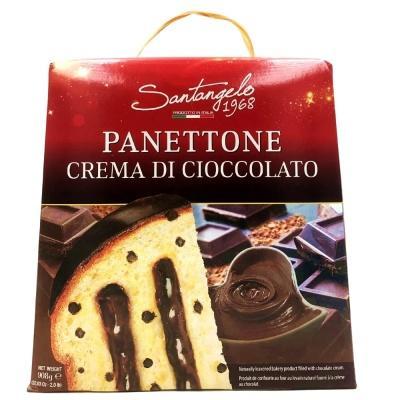 Панеттоне Santagelo PANETTONE alla creme di Cioccolato 908г Італія