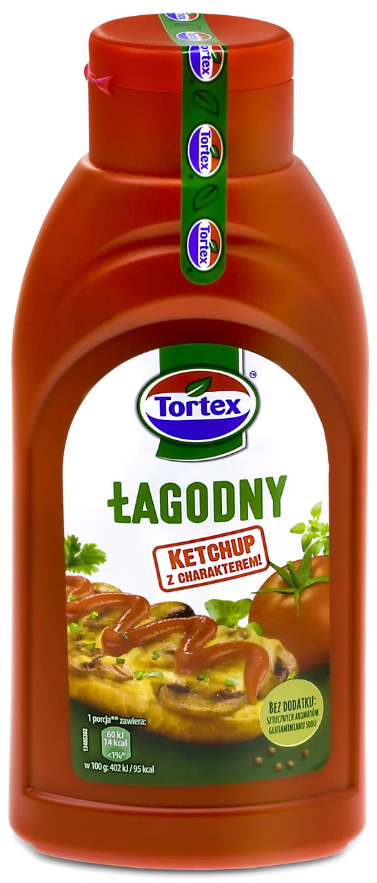 Кетчуп Tortex Lagodny (Лагідний) 470г Польща
