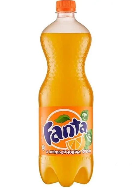 Напій сильногазований Fanta апельсин 1,5л ПЕТ