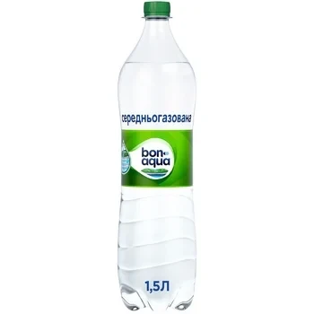 Вода середньогазована BonAqua 1,5л ПЕТ