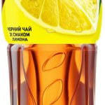 Холодний чорний чай зі смаком лимона 500мл