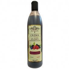 Крем-соус з бальзамічним оцтом і смаком лісових ягід Bonacini Crema Frutti di Bosco 500 мл Італія