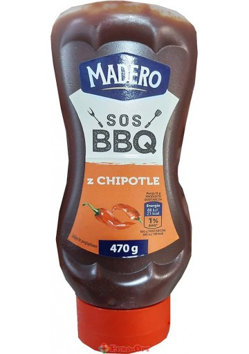 Соус із копченим перцем Чилі Madero Sos BBQ z Chipotle 470г Польща