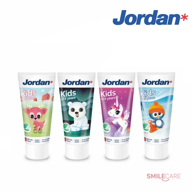 Дитяча зубна паста 0-5 років Jordan Kids 75мол Швеція