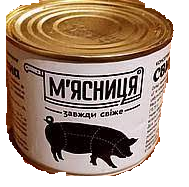 Тушенная свинина кусковая ТМ М'яcниця  525г Украина