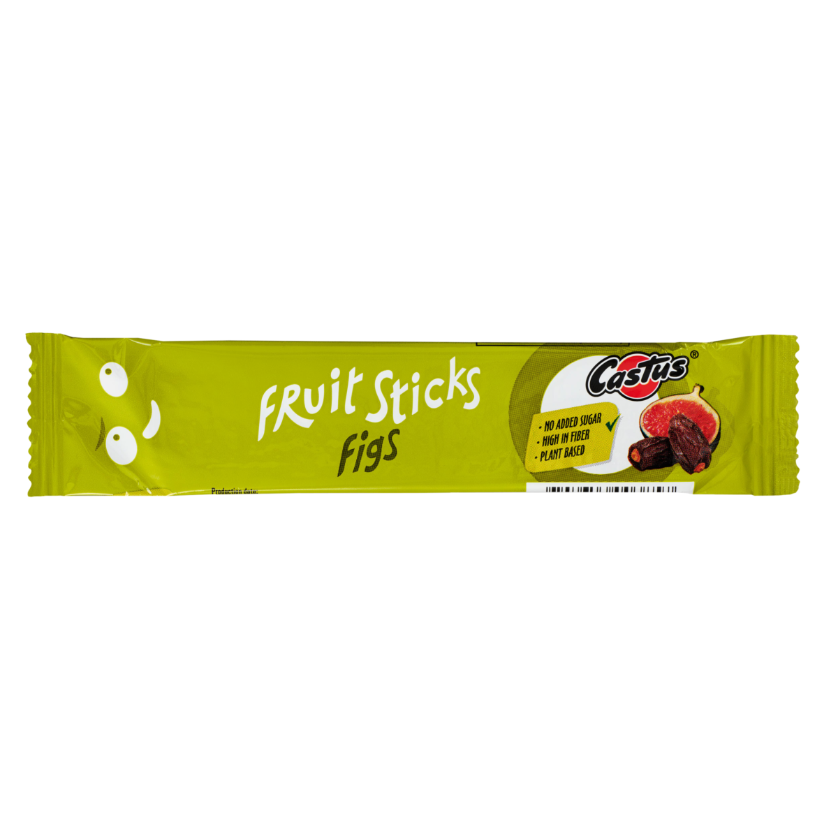 Батончик Без цукру, глютену та лактози на фінічній основі зі смаком інжиру Fruit sticks Castus, 20 г Данія