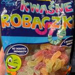 Желейні цукерки черв'ячки в кисло-солодкому посипанні БЕЗ КРАСНИКІВ Sweet Corner Kwasne Robaczki 400г Польща