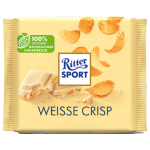 Шоколад білий хрусткий із крипсами Ritter sport WEISS+CRISP Німеччина 100 г