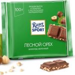 Шоколад молочний із лісовим горіхом Ritter Sport Nuss-Splitter Німеччина 100 г