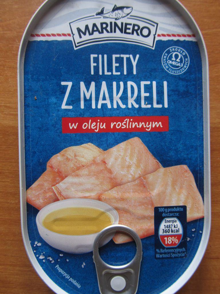 Філе макрелі (скумбрії) в олії Marinero Filety z makreli w oleju roslinnym 170 г Польща