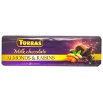 Шоколад чорний без цукру та глютену з мигдалем Torras Zero Dark Almond 300 г Іспанія