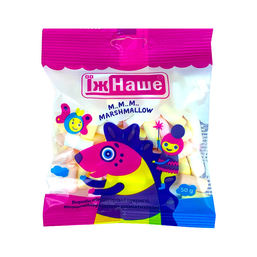 Маршмелоу Дозки Нєж наше M.M.M..M.Marshmellow 50 г Україна