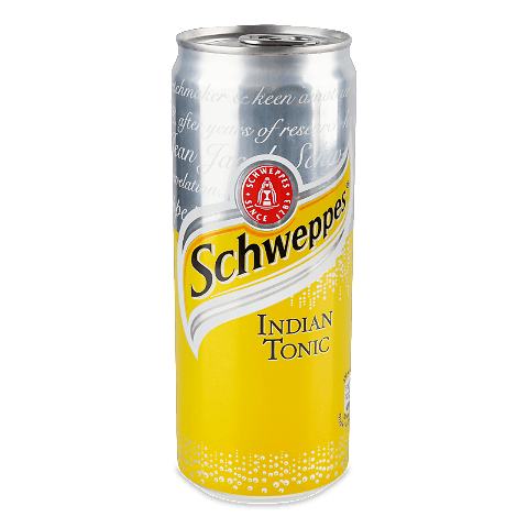 Напій Schweppes Indian Tonic 0,33л з/б