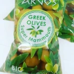 Оливки зелені Argos Greek Olives Super Mammouth Bio 100% Natural 900/505г Греція