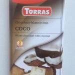 Шоколад без цукру та глютену Torras білий з кокосом Іспанія 75 г