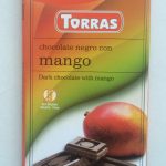 Шоколад без цукру Torras чорний зі шматочками манго Іспанія 75г