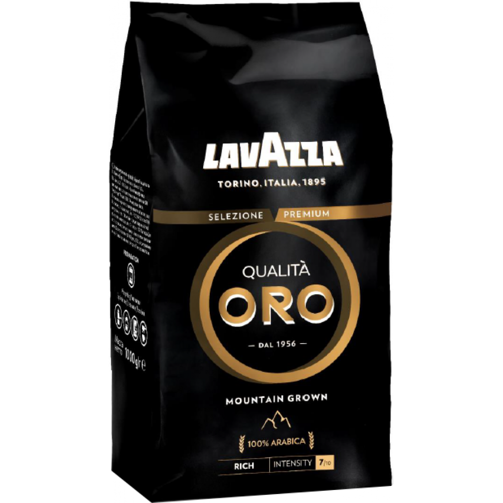 Кава у зернах LavAzza Qualita Oro Mountain Grown 1кг Італія