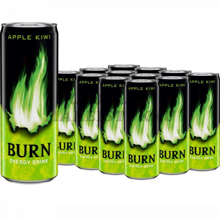Енергетичний напій Burn Energy Drink Apple Kiwi 0,25 мл Великобританія