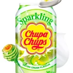 Напій газований зі смаком дині та вершків Chupa Chups Melon&Cream 345мл Корея