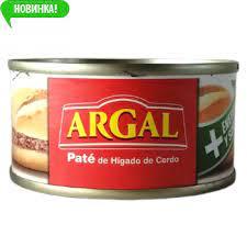 Паштет зі свинячої печінки БЕЗ ГЛЮТЕНА Argal De Hivado de Cerdo 83 г Іспанія