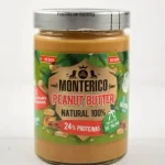 Арахісова паста натуральна без цукру, глютену і пальмової олії Monterico 100% Natural 500г Іспанія