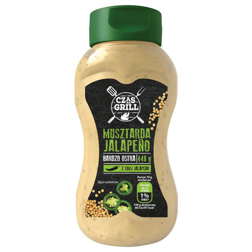 Муштарда гірчиця для гриля Баварська середньо гостра Czas Grill Musztarda Bawarska 440 г Польща