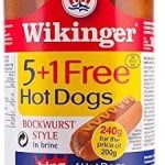 Сосиски копчені з м'яса птиці та свинини в розсолі Wikinger Hot Dogs 380г/240г Німеччина