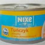 Тунец в подсолнечном масле Nixe Tunczyk jednolity 185г  Германия