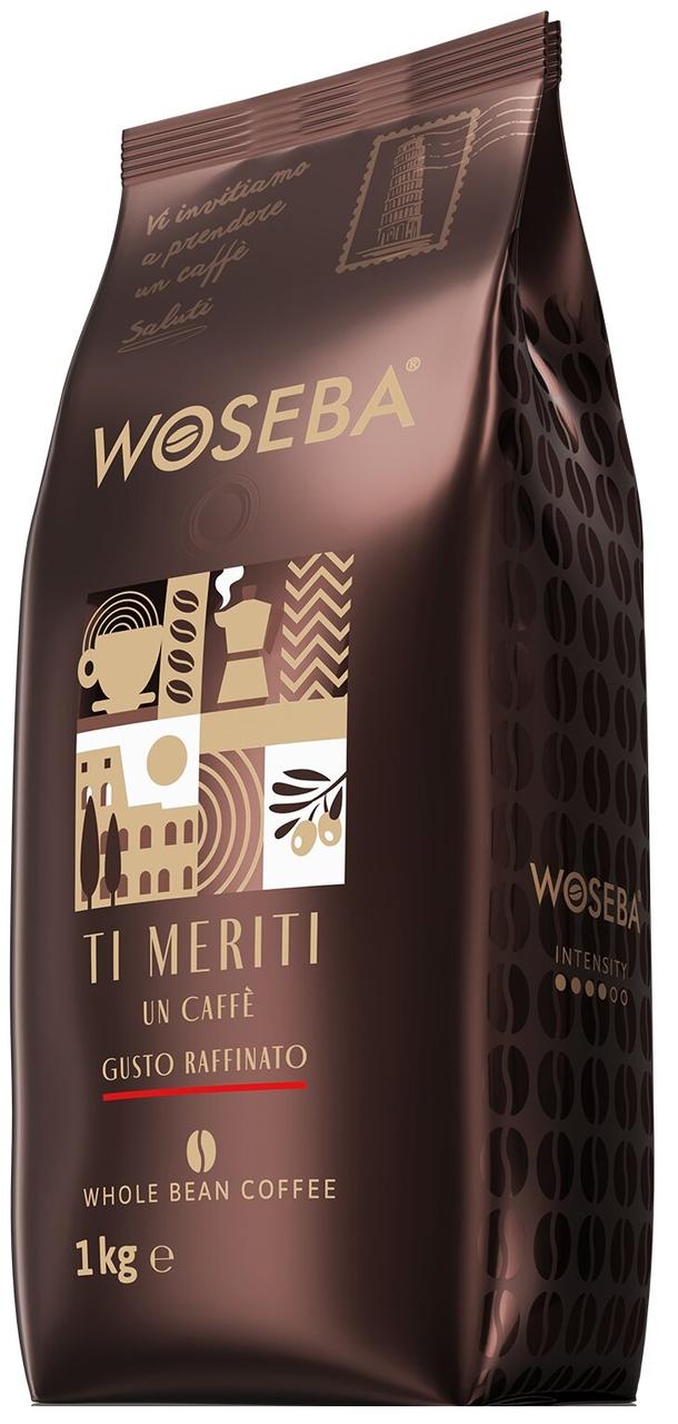 Кава у зернах Woseba Ti Meriti crema e aroma 1кг Польща
