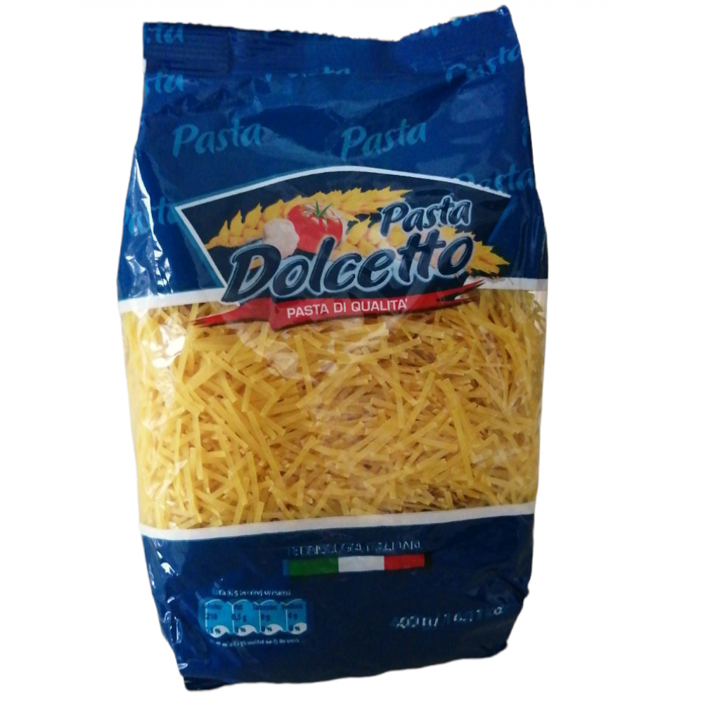 Макаронні вироби вермішель Pasta Dolcetto 400 г Польща