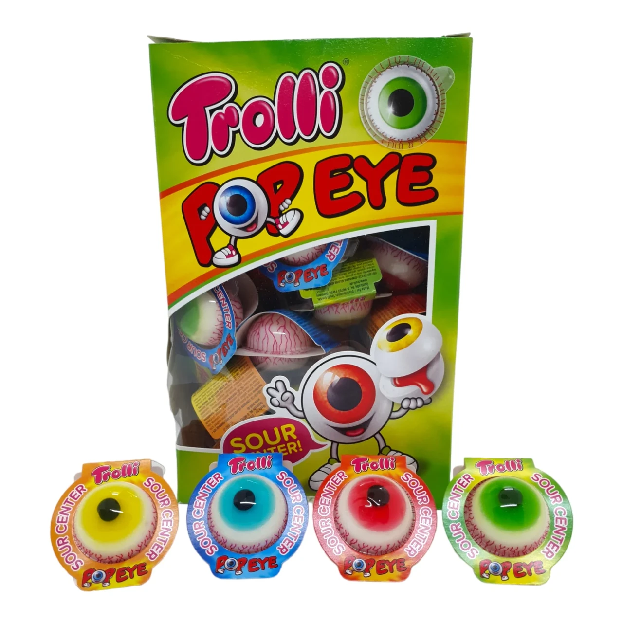 Желейні цукерки Очі Trolli Pop Eye (20x18.8г) 376г Німеччина