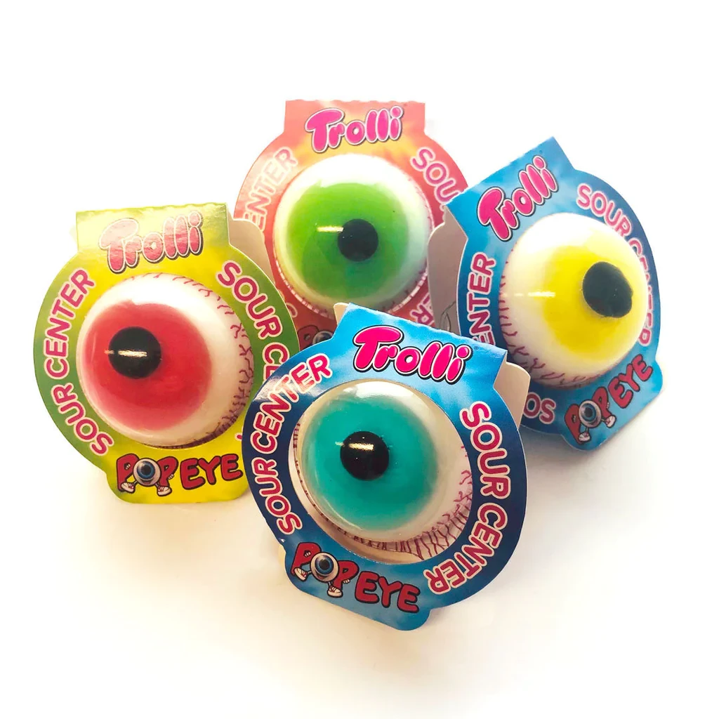 Желейні цукерки Очі Trolli Pop Eye 18.8г Німеччина