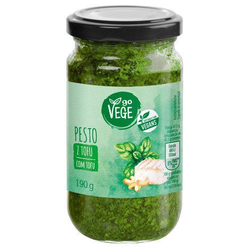 Соус  Пісто з сиром тоффі Go Vege Pesto z Tofu 190 г Польща