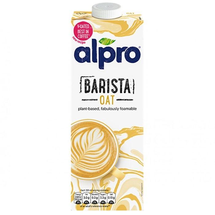 Молоко Вівсяне для Бариста БЕЗ ЛАКТОЗИ БЕЗ ГЛЮТЕНА Alpro Barista OAT 1 л Бельгія