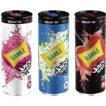 Напій сильногазований із соком і зі смаком вишні MARKA JUICY SODA 250 мл ж/б Угорщина