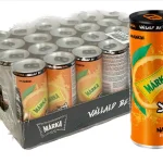 Напій сильногазований із соком і зі смаком Апельсину MARKA JUICY SODA 250 мл ж/б Угорщина