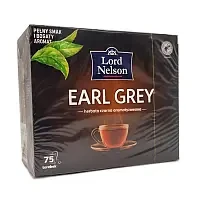 Чай чорний ароматизований Lord Nelson EARL GREY (75х1.75г) 131,25г Польща