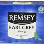 Чай чорний Сивий Граф із бергамотом міцний Remsey Earl Grey strong (75х1,75г) 131,25г Польща