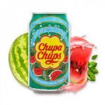 Напій газований зі смаком кавуна Chupa Chups Watermelon 345мл Корея