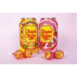 Напій газований зі смаком полуниці з вершками Chupa Chups Strawberry&Cream 345 мл ж/б Корея