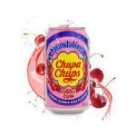 Напій газований зі смаком вишневої жувальної гумки Chupa Chups Bubble Gum 345мл Корея