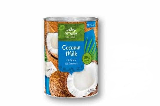 Кокосове молоко 91% Vitasia Coconut Milk Creamy 400 мл Сербія