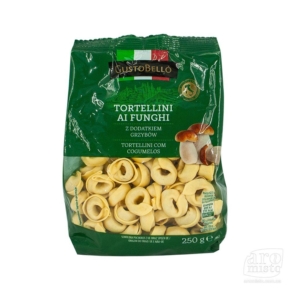 Тортелліні фаршировані грибами GustoBello Tortellini al Funghi 250г Італія